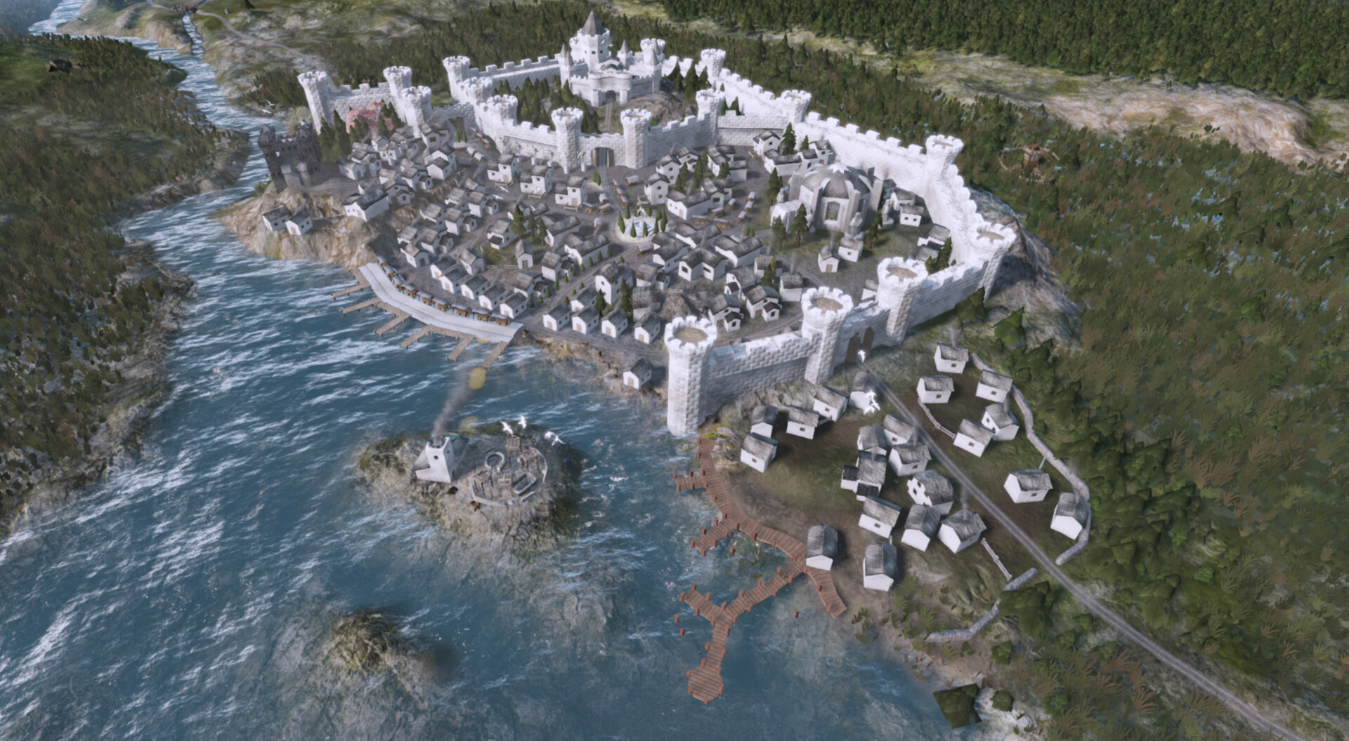 ArtStation White Harbour ASOIAF