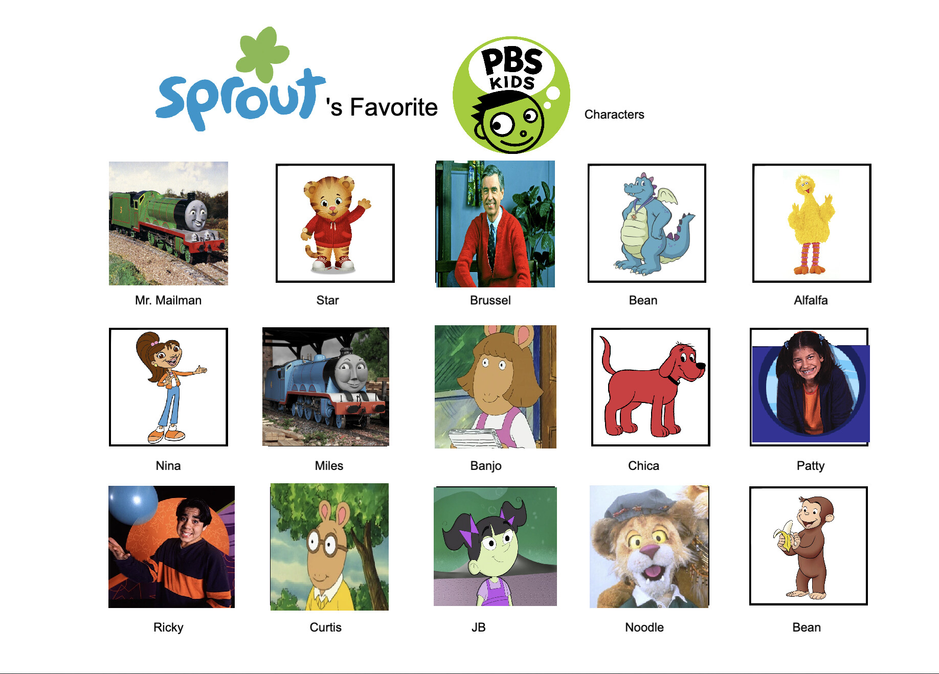 Sprout S Favorite Pbs Kids Characters