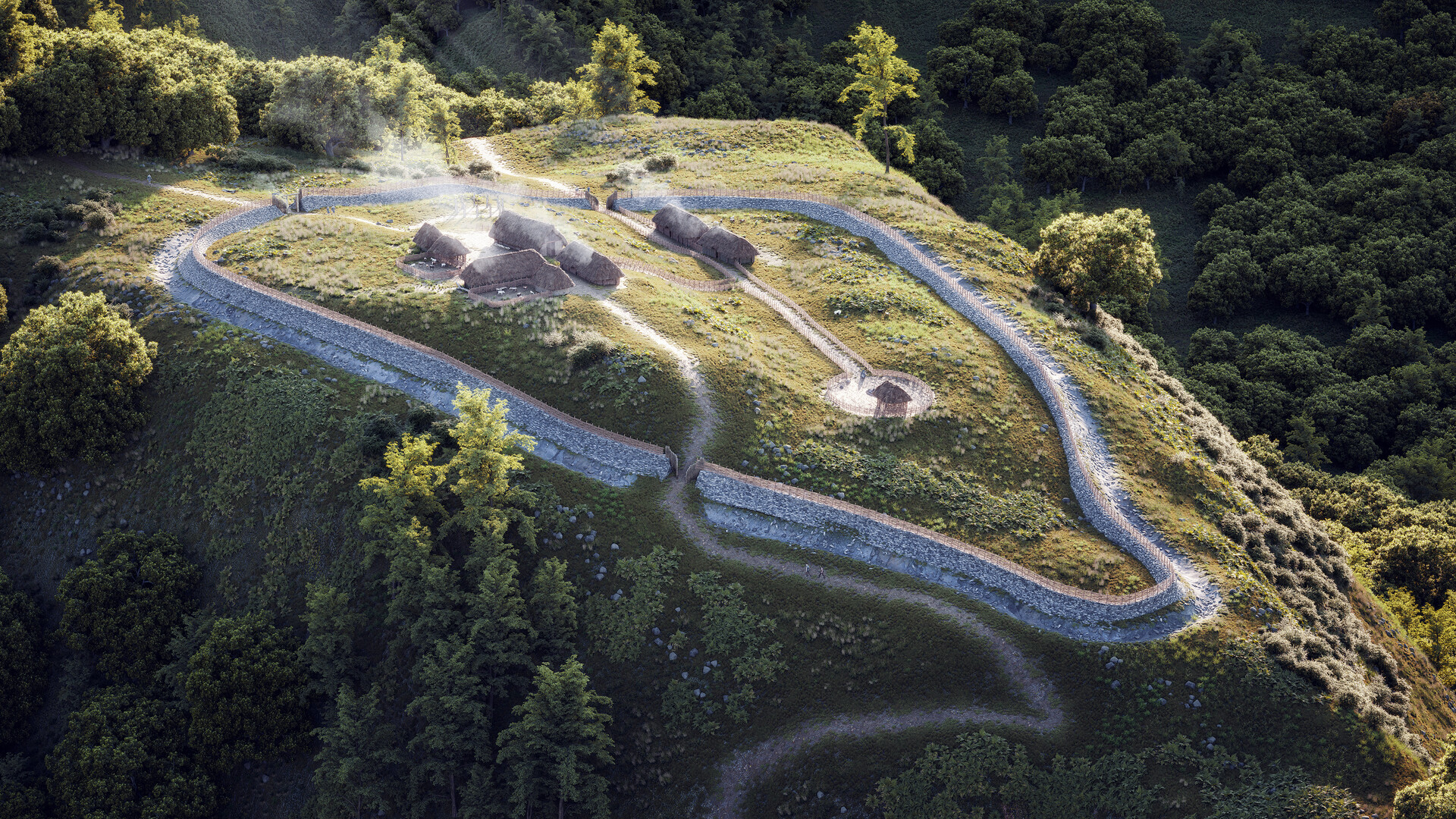 Johnny Wall Neolithic Settlement 3D Reconstruction