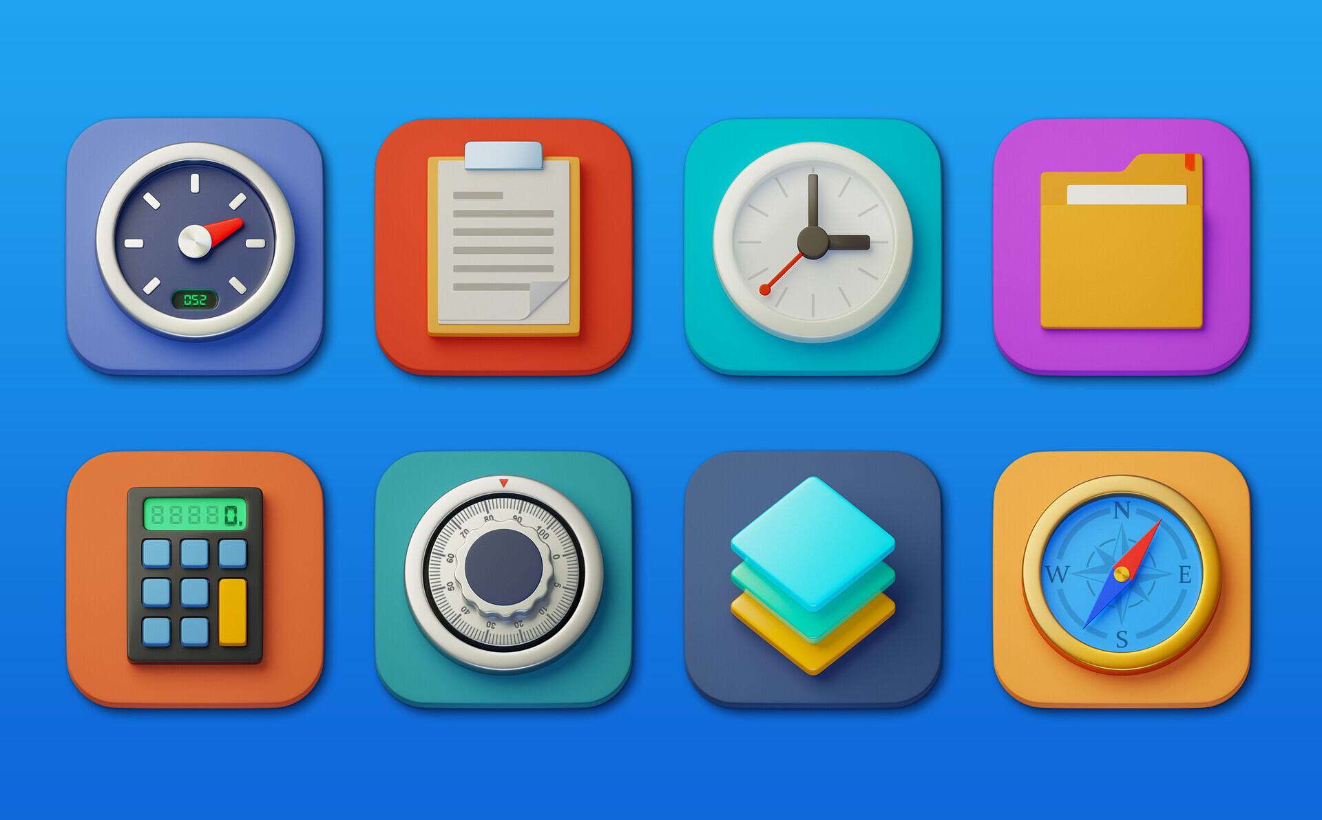 3d icons. Design System icon.