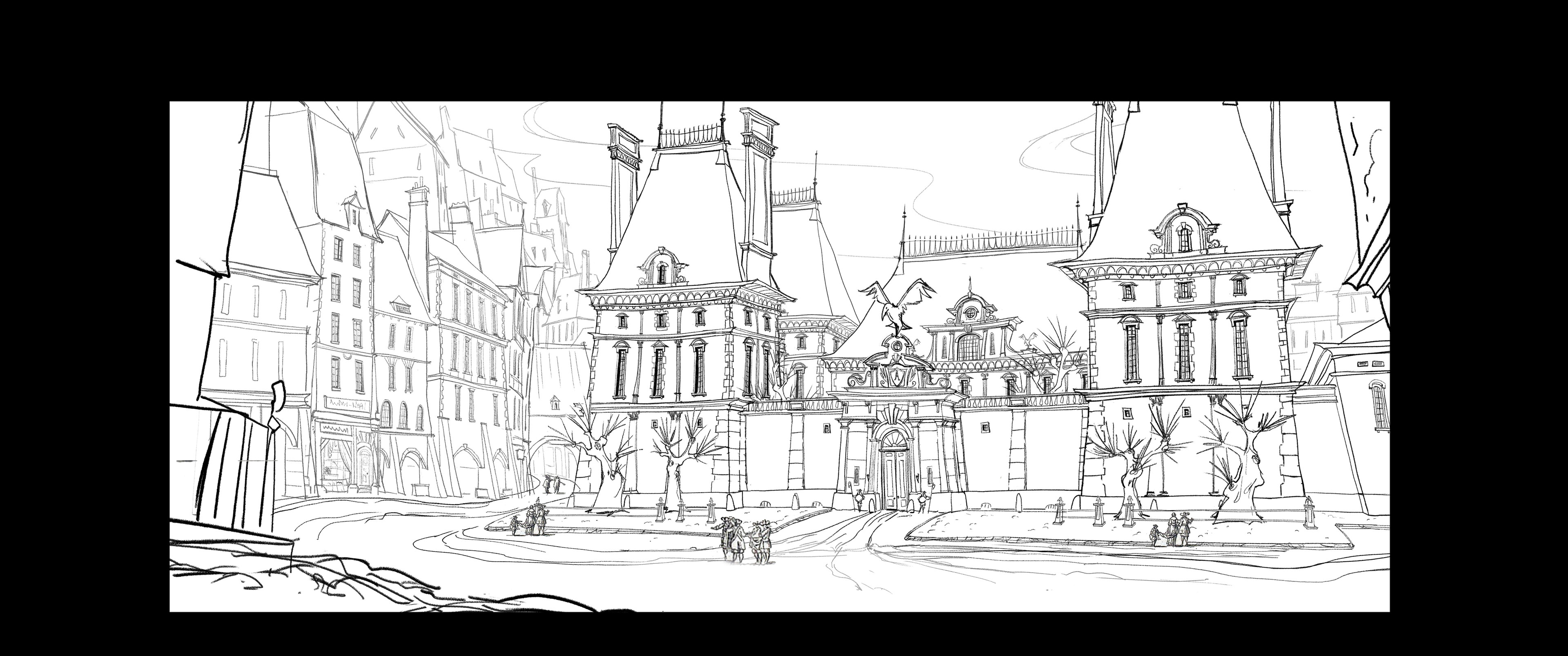 early line art