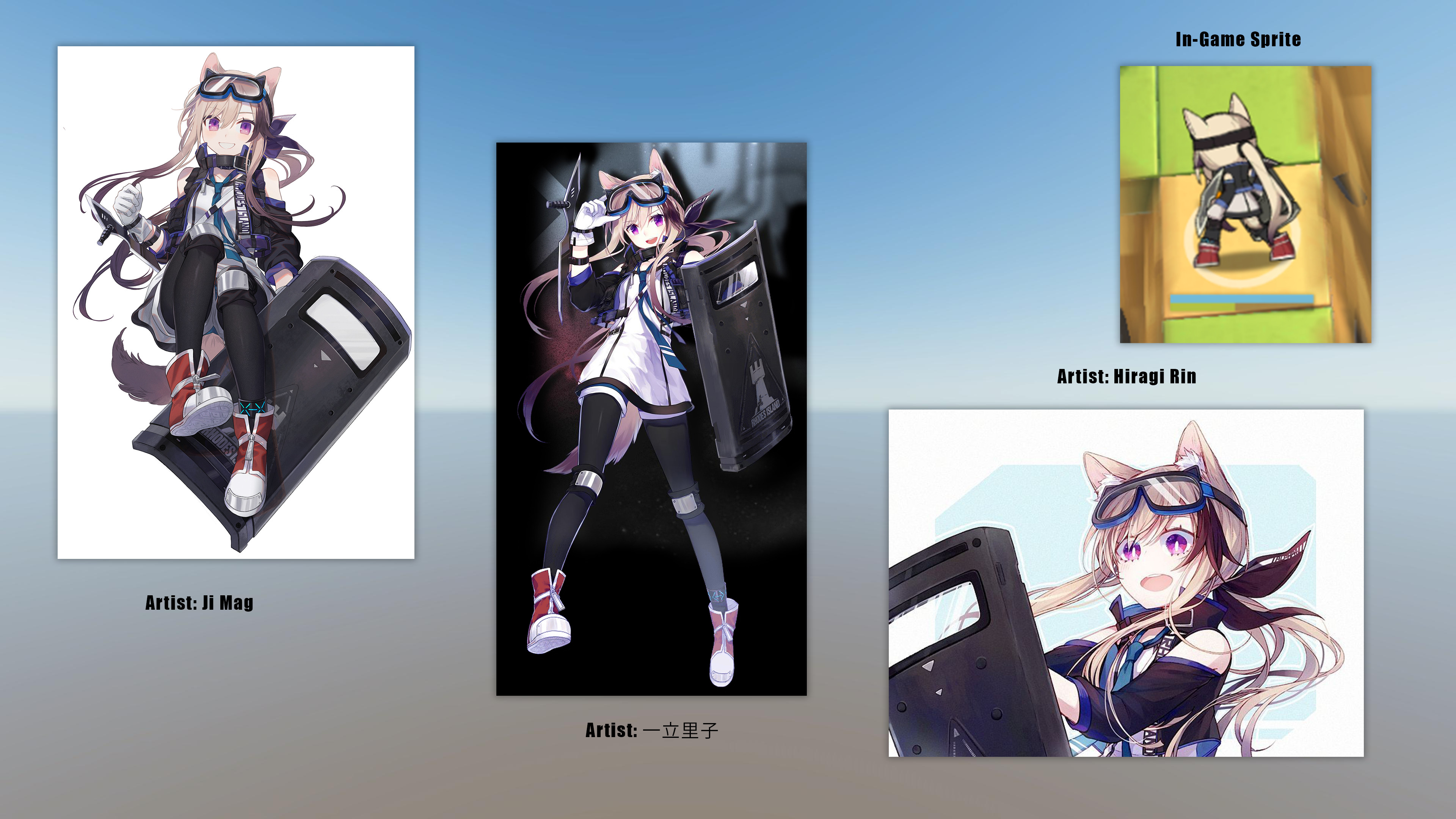 References - Credit to: Ji Mag, Hiragi Rin, 一立里子, and Arknights Dev Team