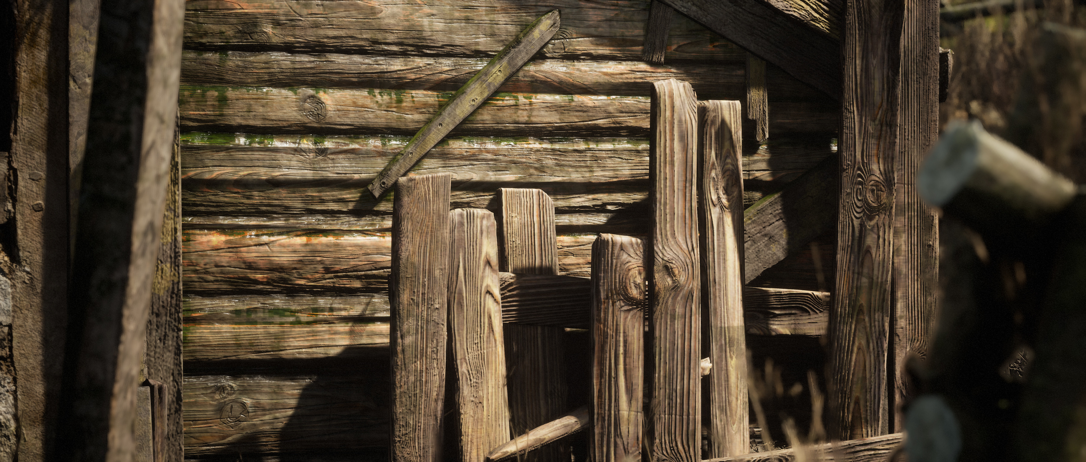 Material showcased in the Medieval Environment developed by Quixel