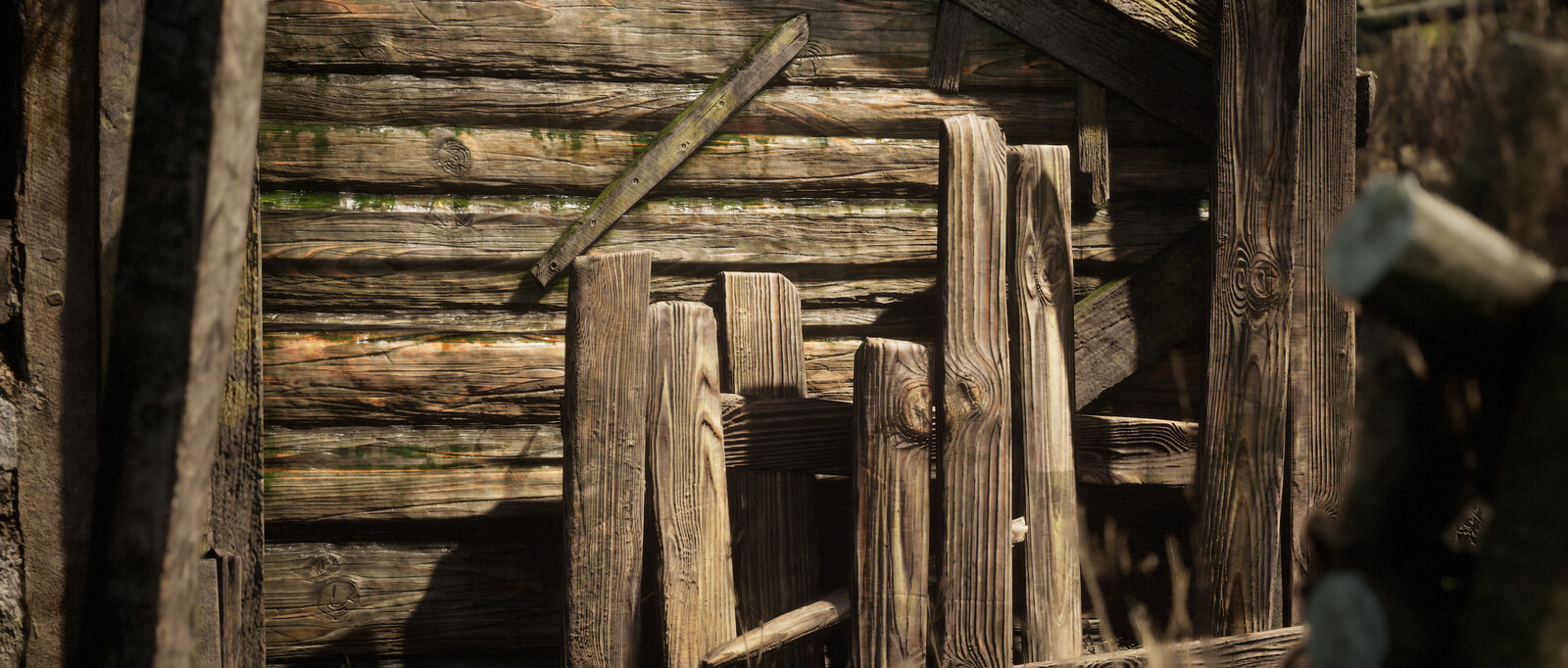 Material showcased in the Medieval Environment developed by Quixel