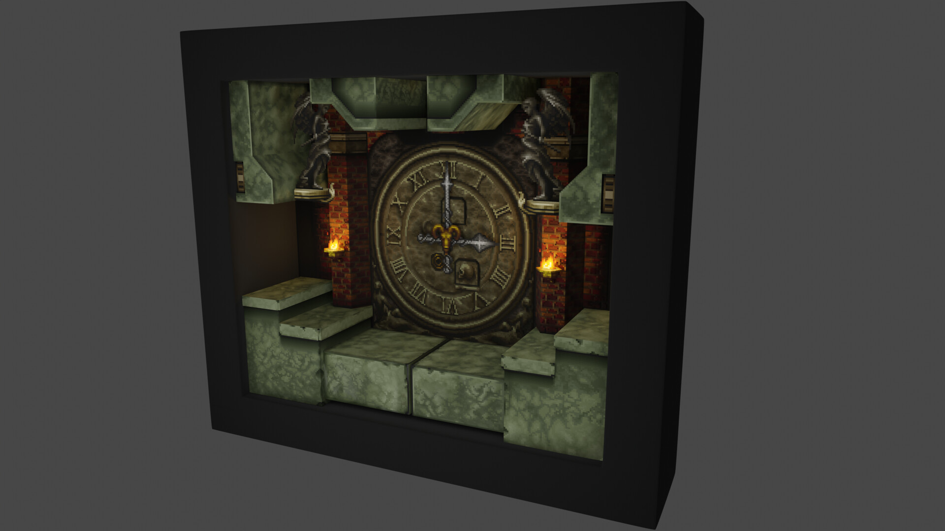 ArtStation Castlevania Symphony of the Night Clock Room 3D Remake