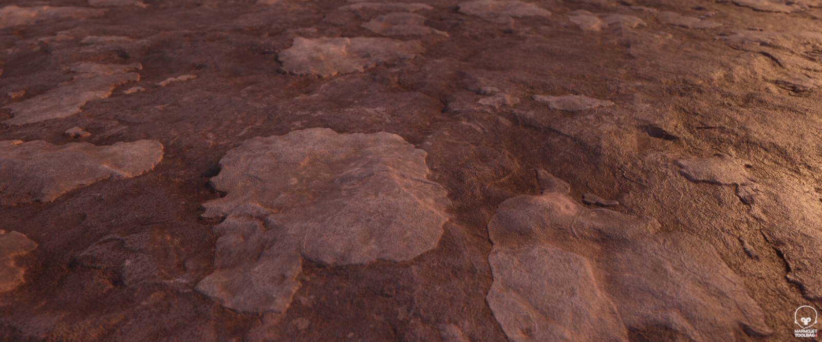 Slate Rock / Flat Render