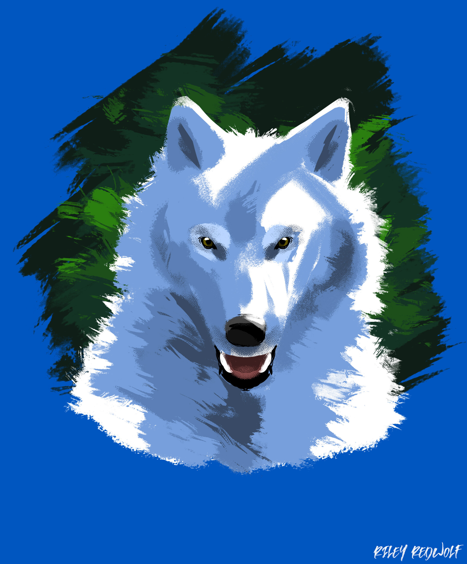 ArtStation - White wolf