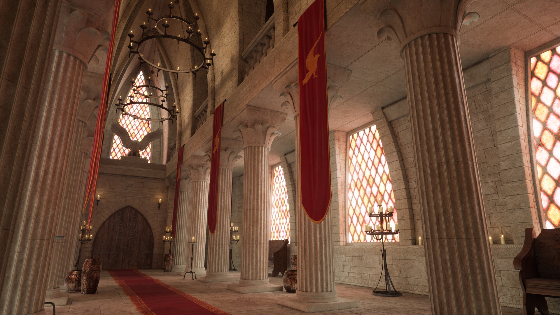 Dragons Great Hall in Environments - UE Marketplace