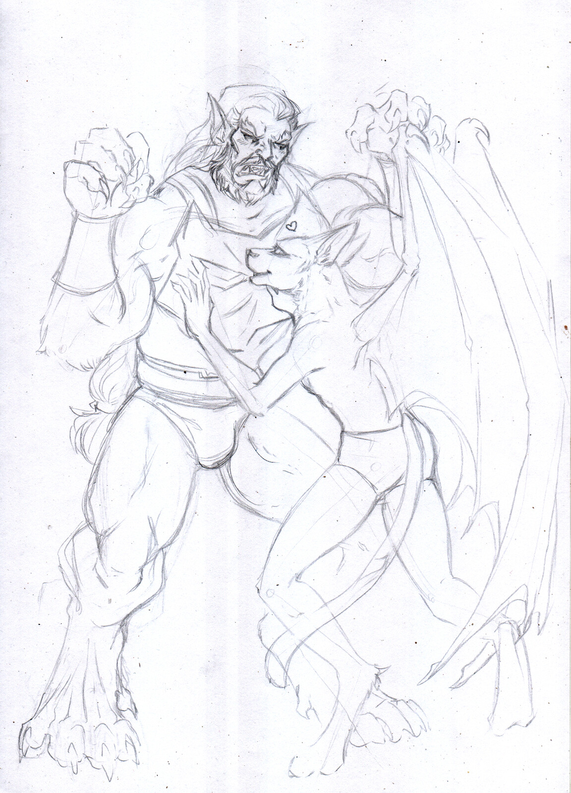 WIP 1 - Pencil sketch