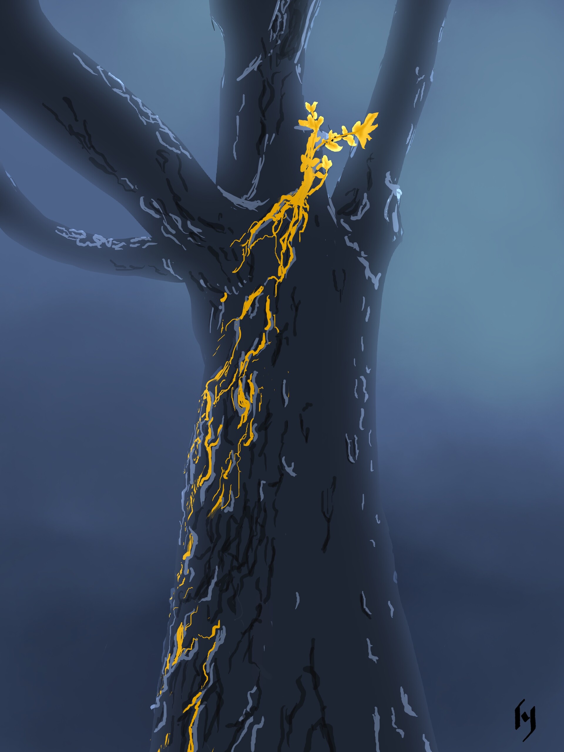 ArtStation - Strangler fig seedling