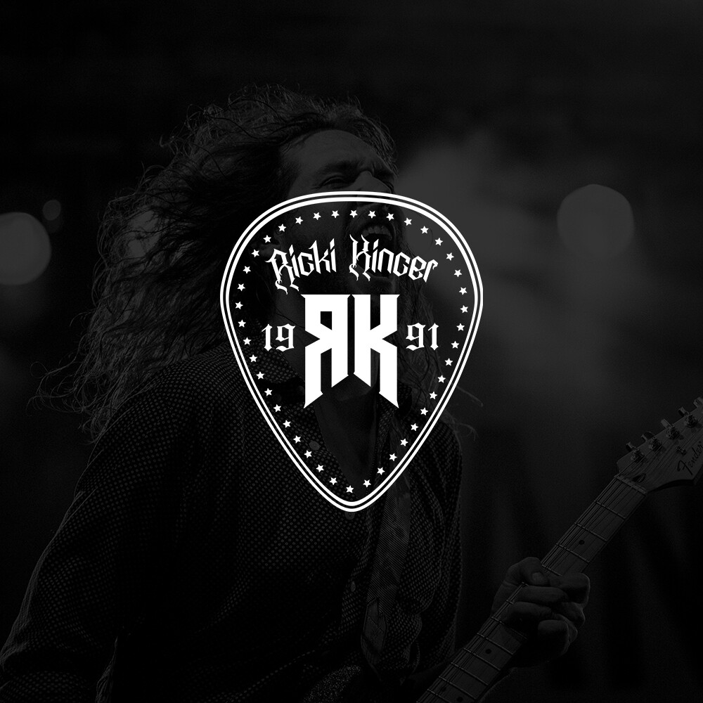ArtStation RICKI KINGER ROCK ARTIST LOGO artstation-ricki-kinger-rock-artist-logo