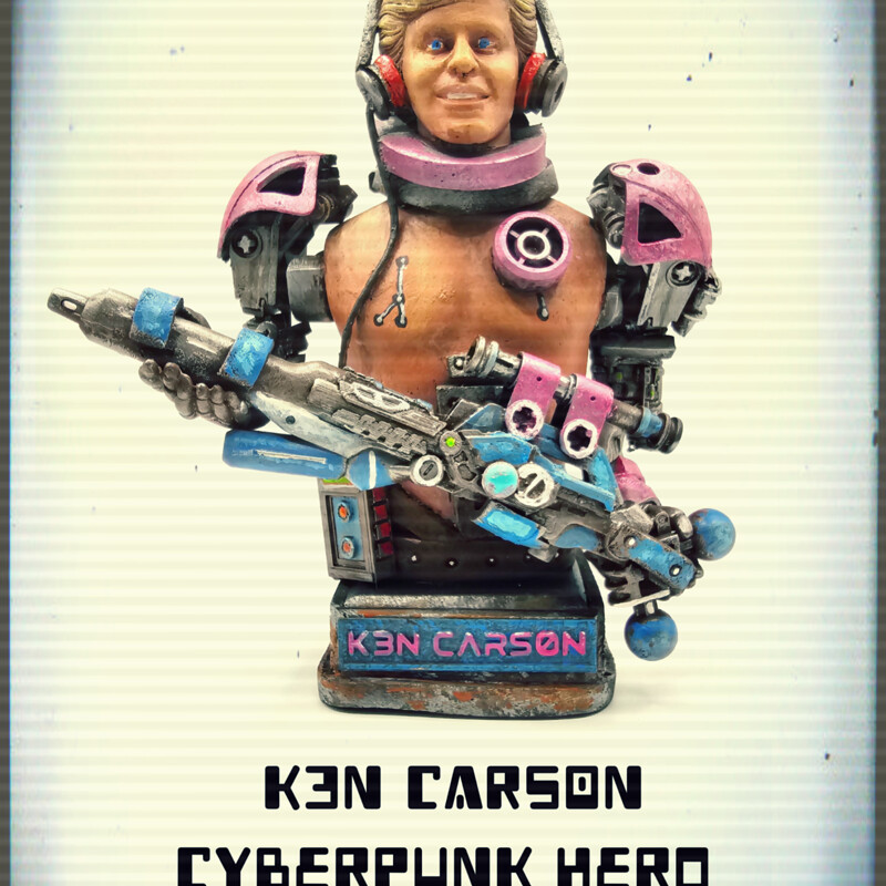 K3N CARS0N cyberpunk hero