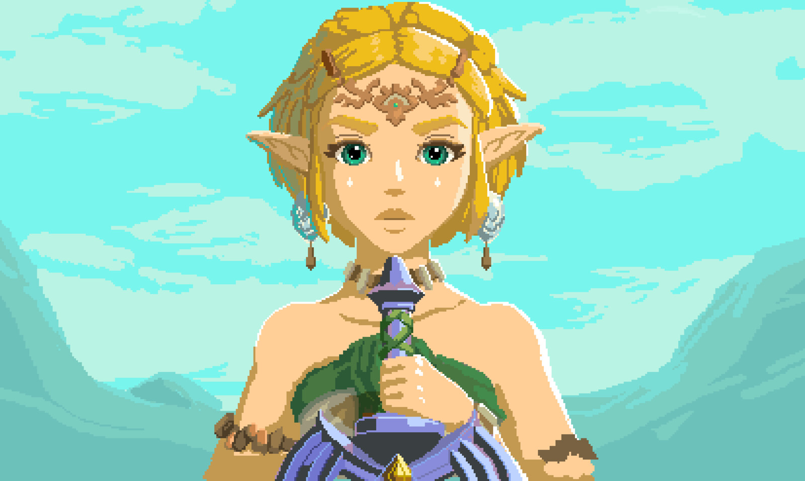 the Legend of Zelda Tears of the Kingdom | Pixel Art