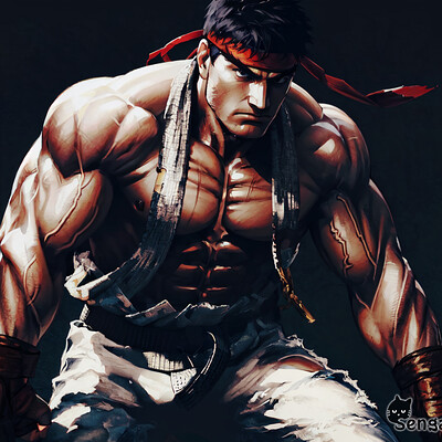 Ryu (Street Fighter Series) - v1.0, Stable Diffusion LoRA