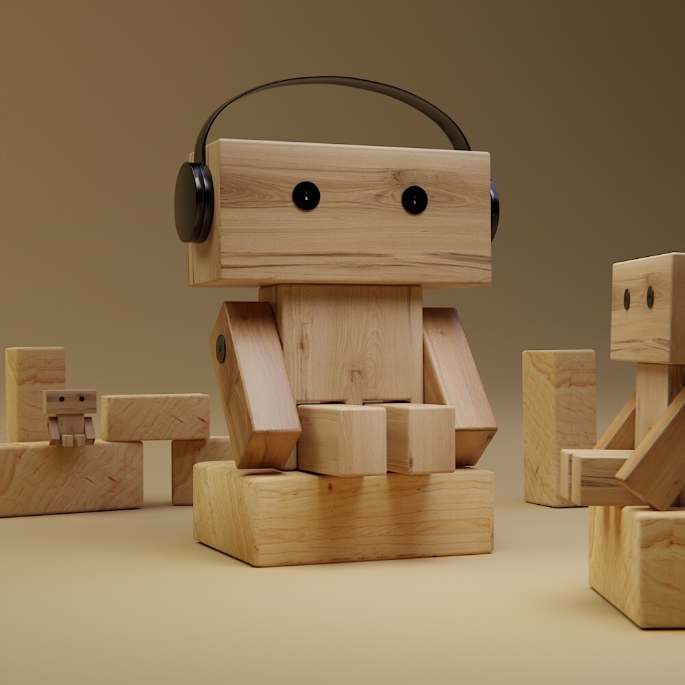 ArtStation WOODEN ROBOT ArtStation WOODEN ROBOT