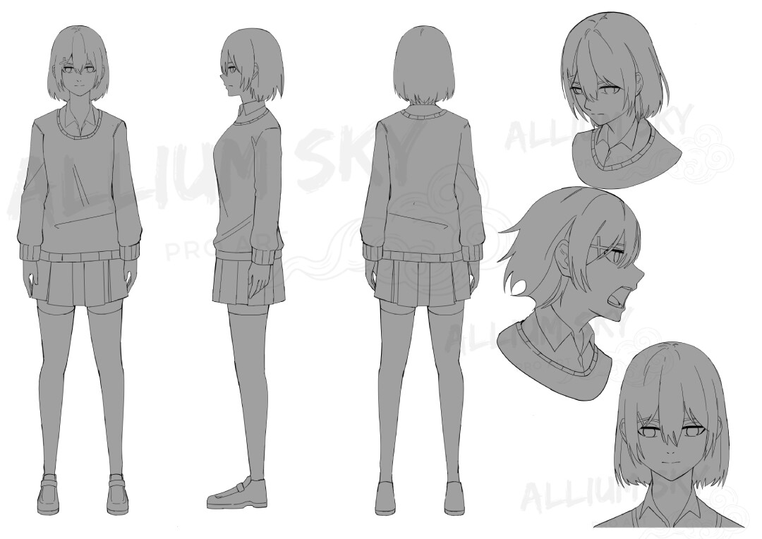 Jさん   on X as requested Inumakisenpais anime character reference  sheet as well httpstcoCIeuWwrms6  X