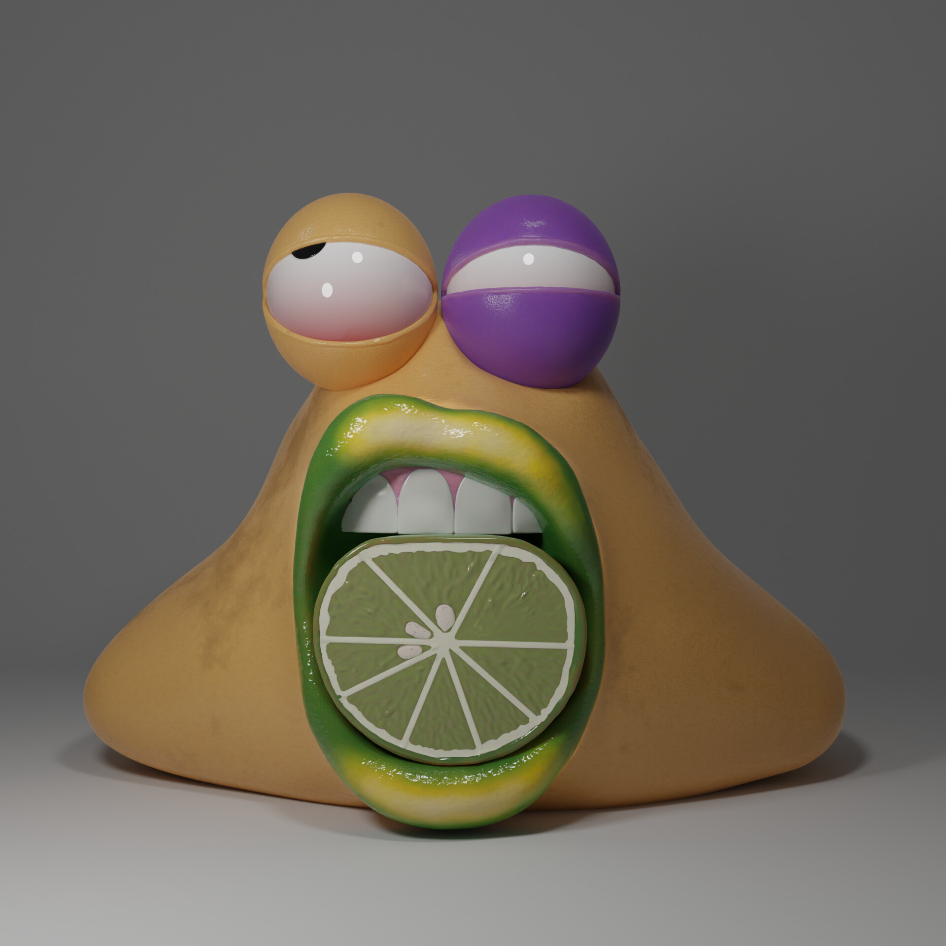 Artstation pou with lime