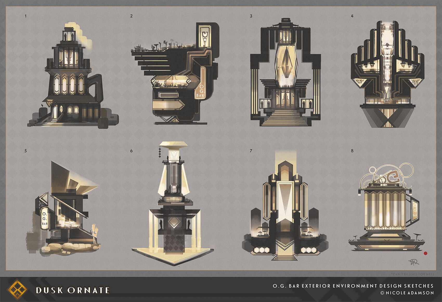 ArtStation O G Bar Exterior Dusk Ornate Design Sketches Ideations artstation-o-g-bar-exterior-dusk-ornate-design-sketches-ideations