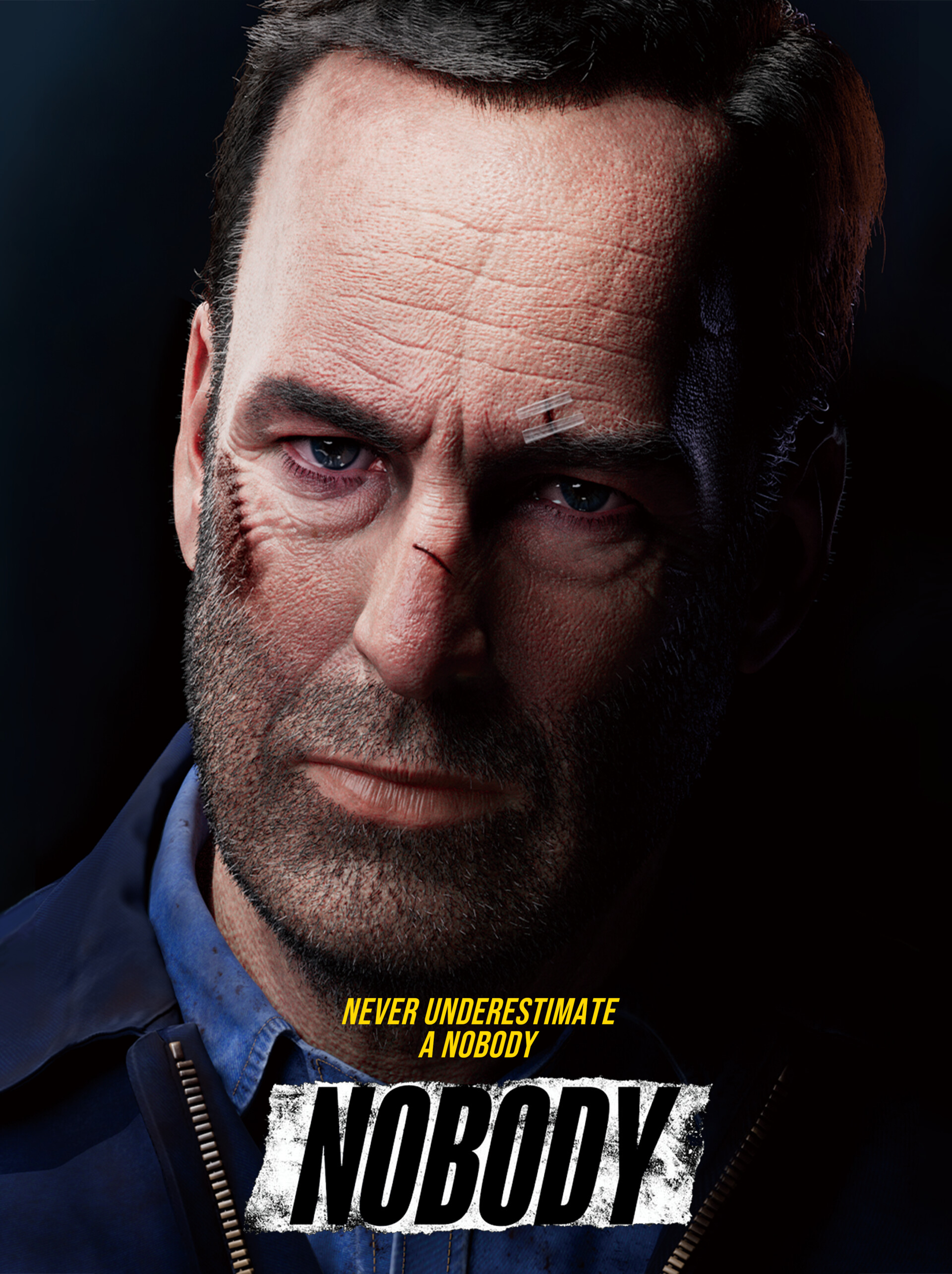 ArtStation Bob Odenkirk (Hutch "Nobody" Mansell)