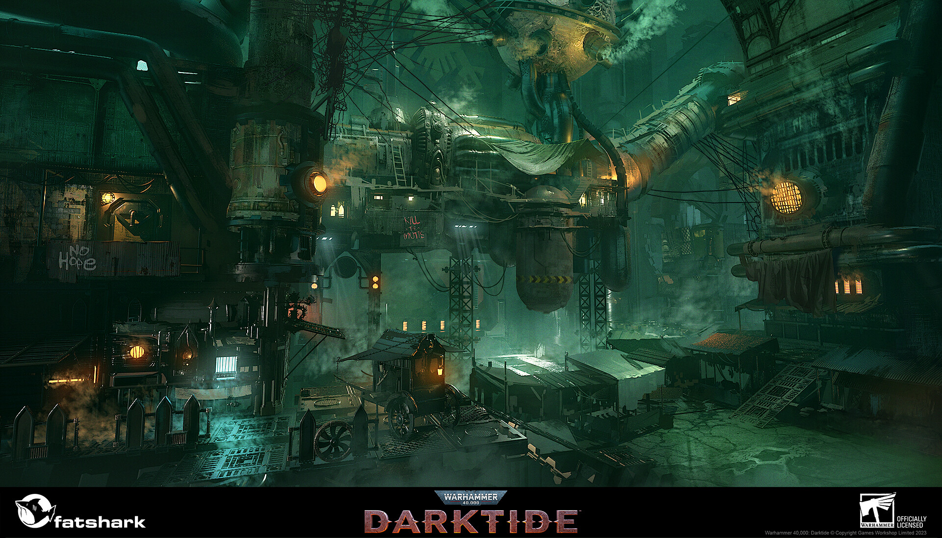 Warhammer 40 000 darktide. Hive City Warhammer. Warhammer 40000 Darktide Beta. Warhammer город будущего. Город улей Терциум.