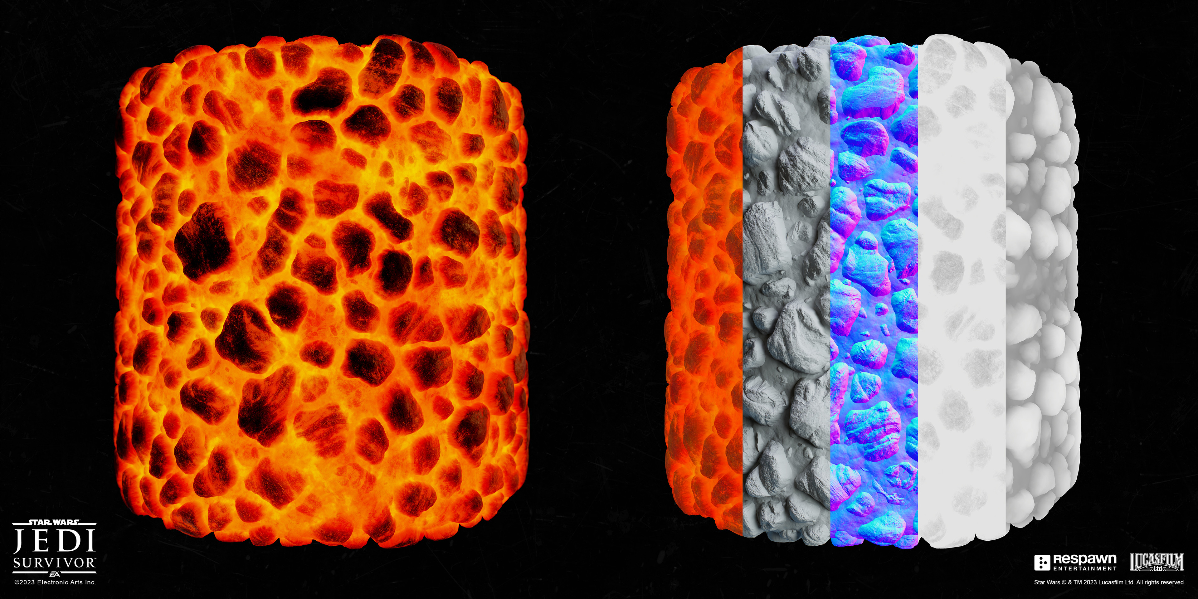 Merritt Filban - Star Wars Jedi: Survivor - Lava Materials