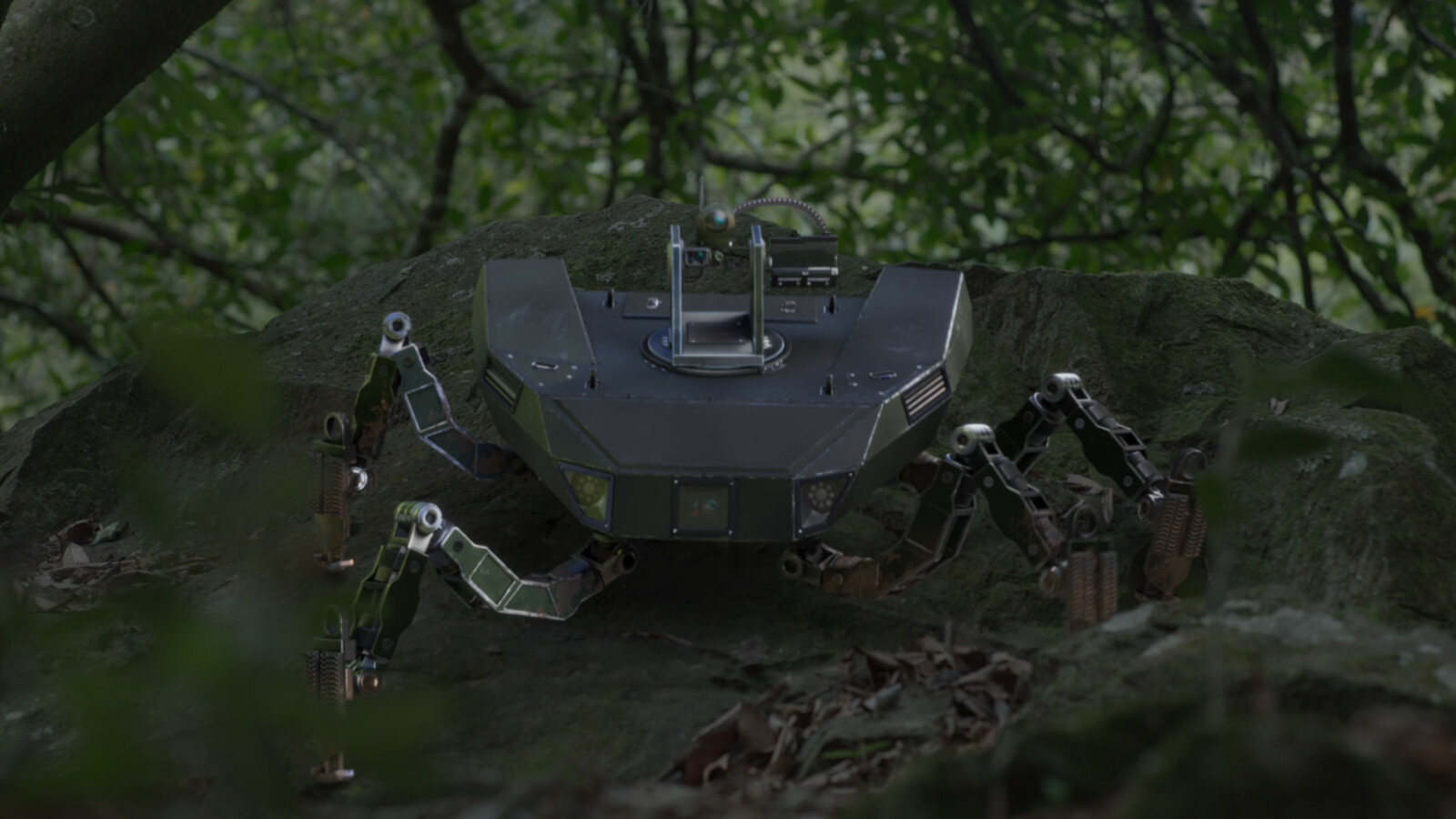 Layout, FX, Lighting&amp;Rendering and Compositing, it is without colour grading