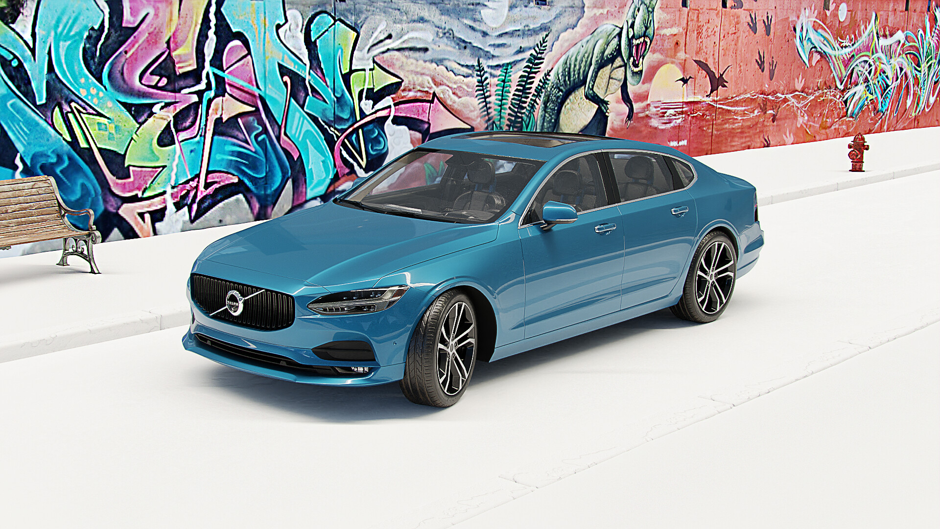 ArtStation Volvo S90 Art