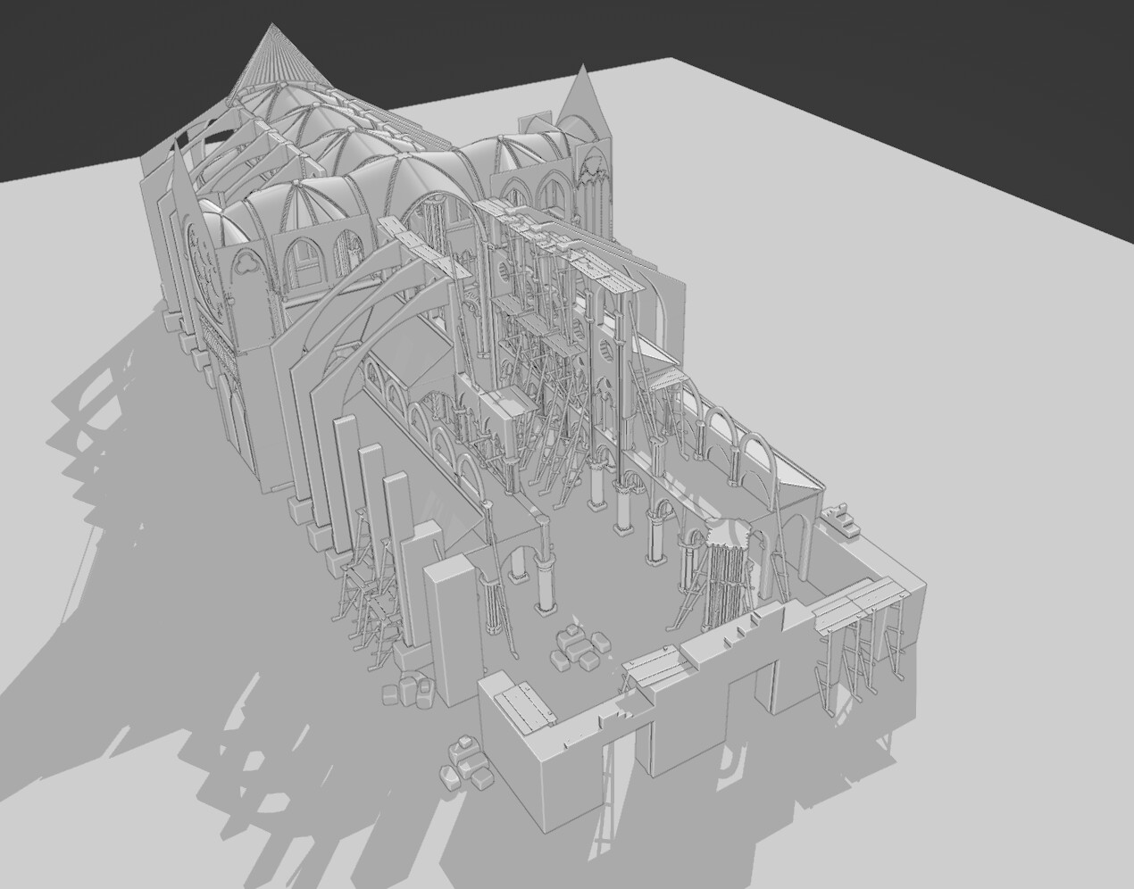 Maxime Descamps - Notre-dame de Paris, The past has ears