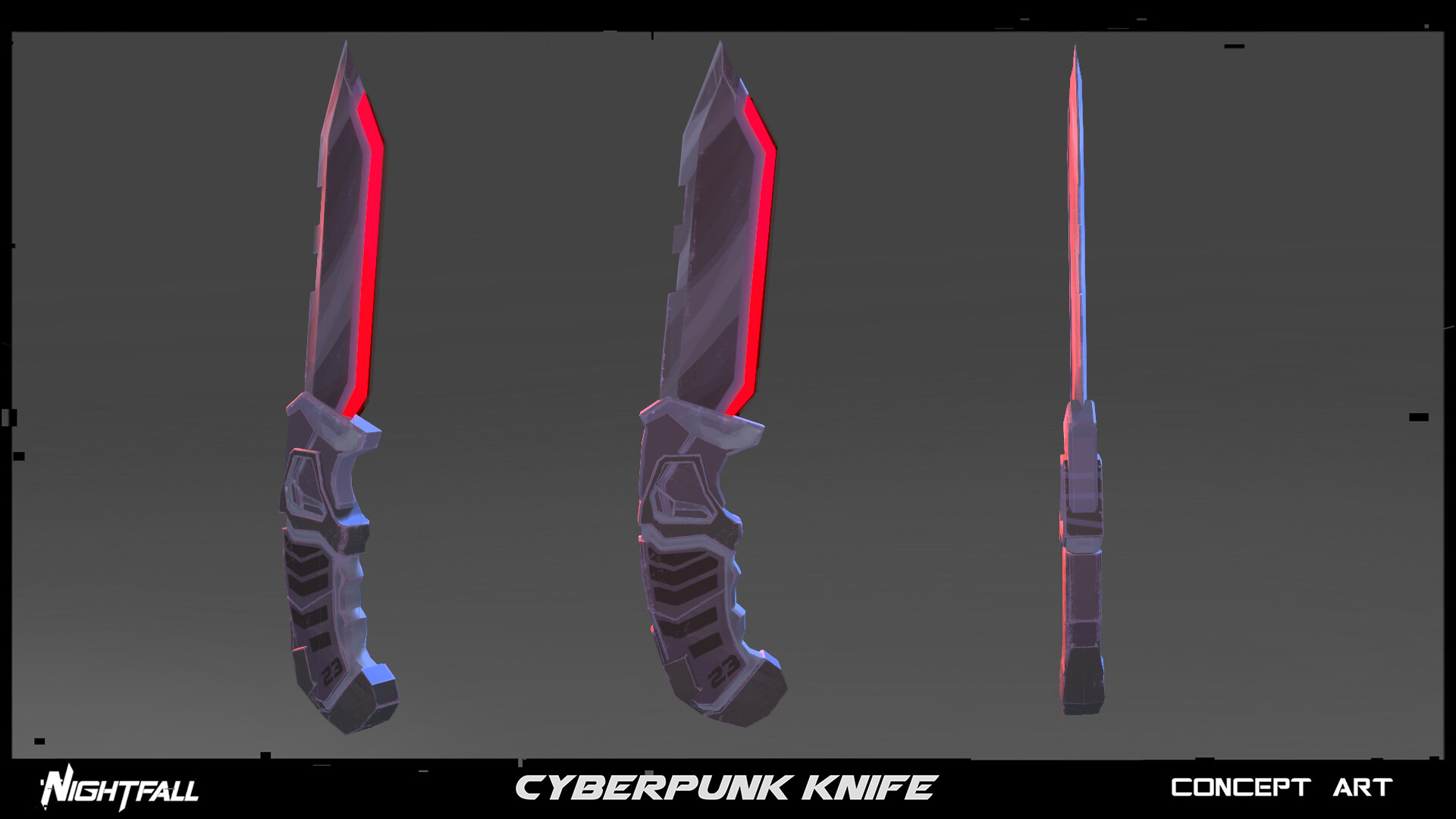ArtStation Cyberpunk knife