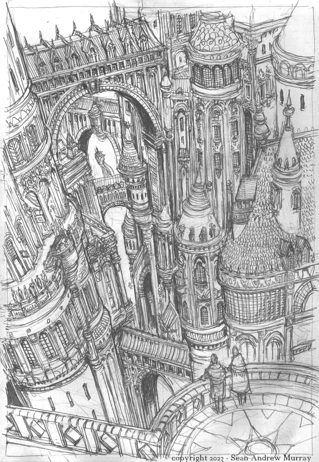 Tower City from above