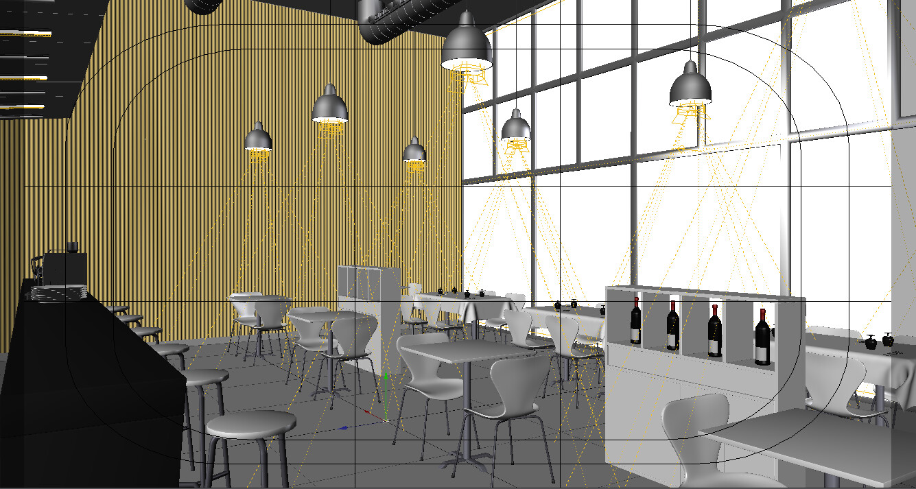 Restaurant 2 - wireframe