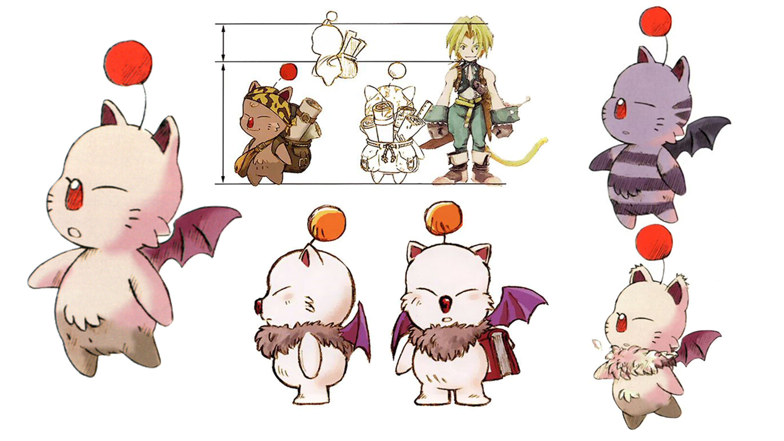 The concepts used to recreate the moogles are from the Original Game ; Final Fantasy IX
