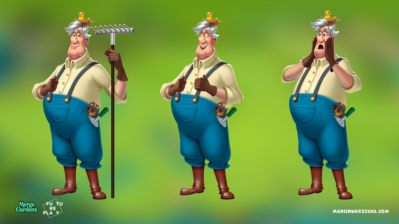 Richard - Casual stylized character design for mobile game 