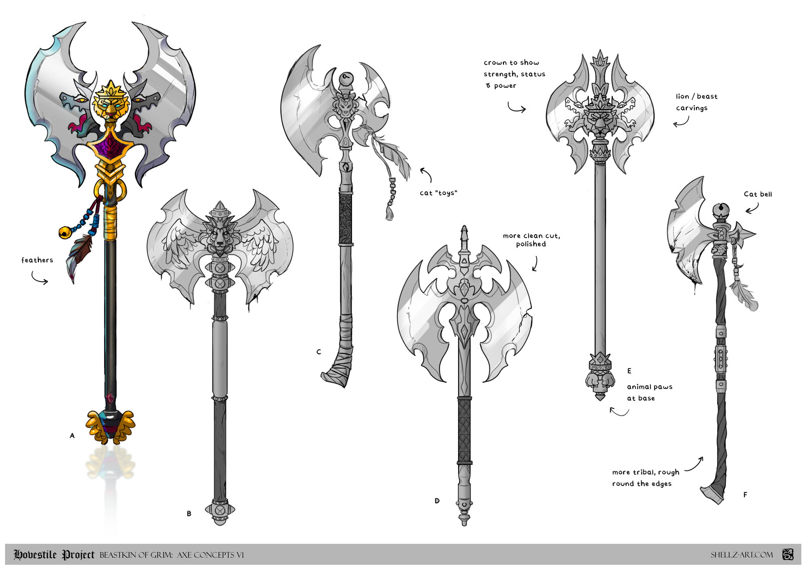Hovestile Project: Weapon Concepts - Axe