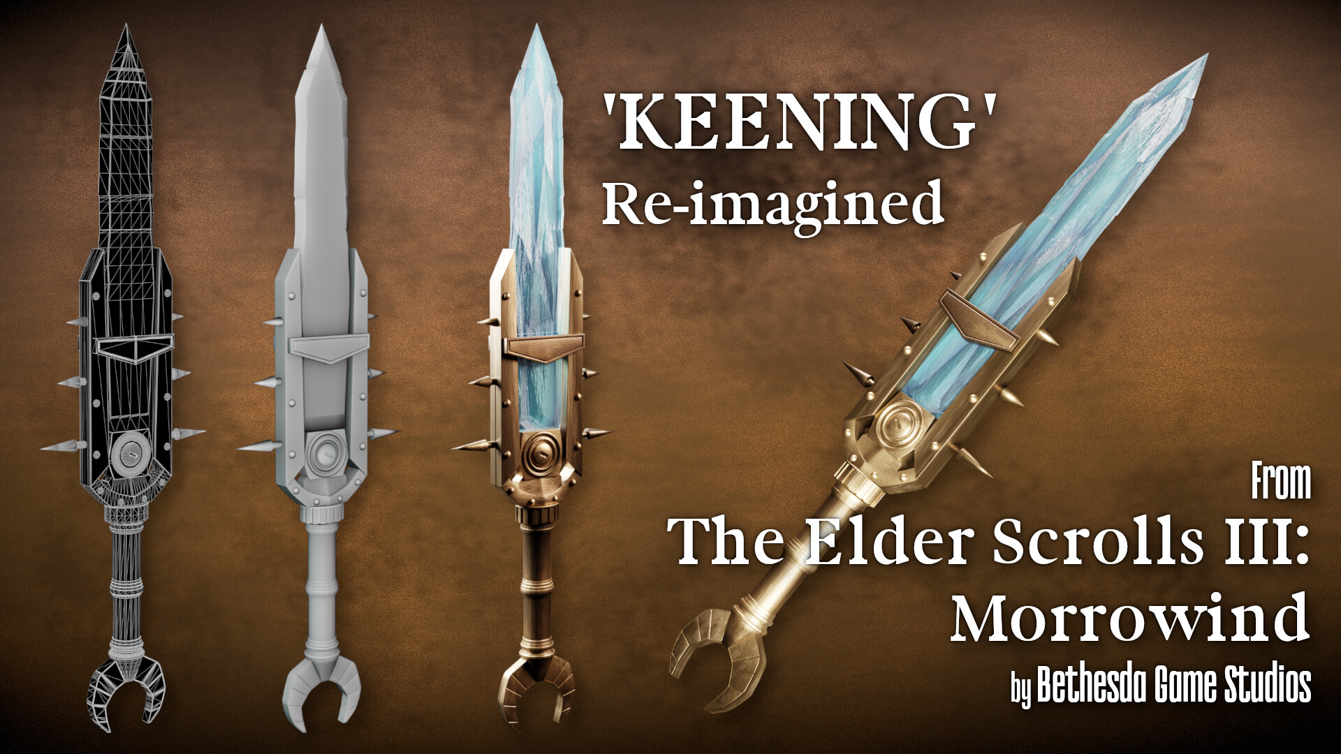 ArtStation 'The Elder Scrolls III Morrowind (2002)' Keening Sword Re