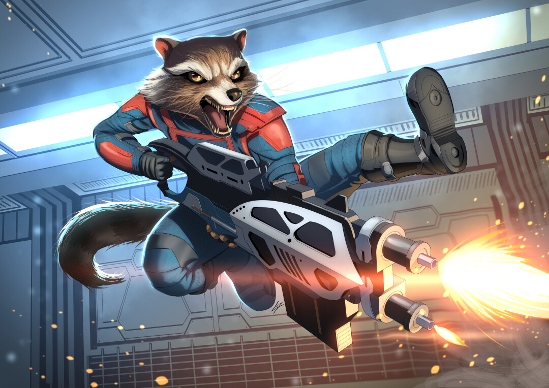 ArtStation Rocket Raccoon