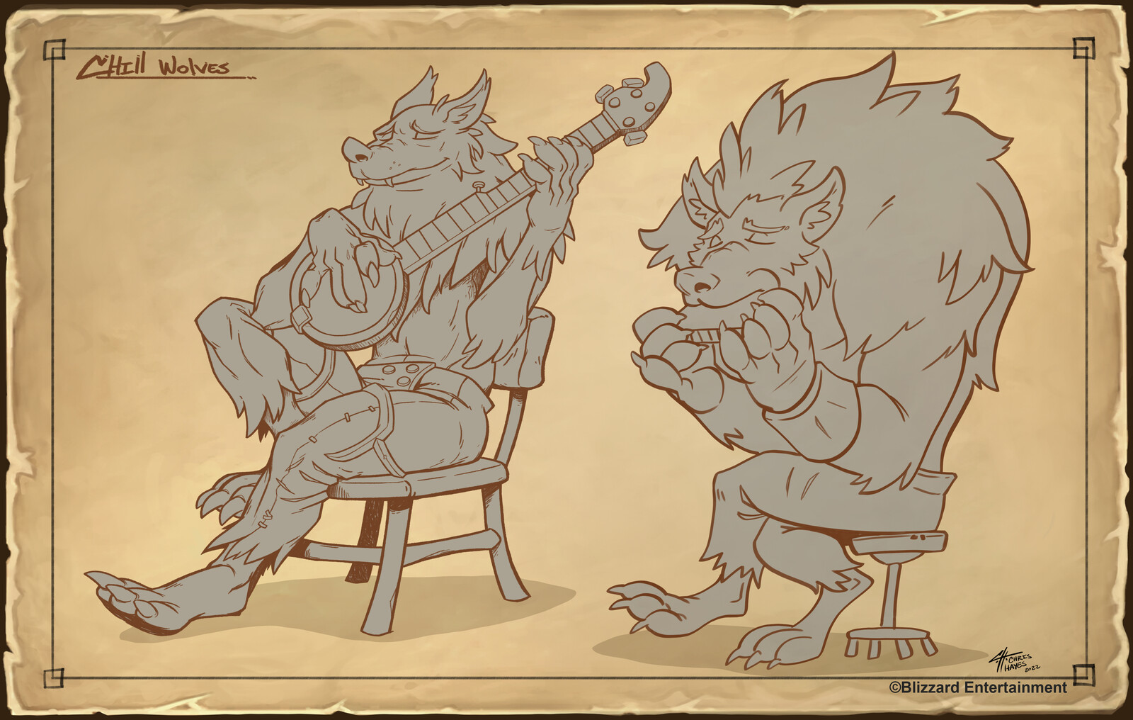 Chill wolves