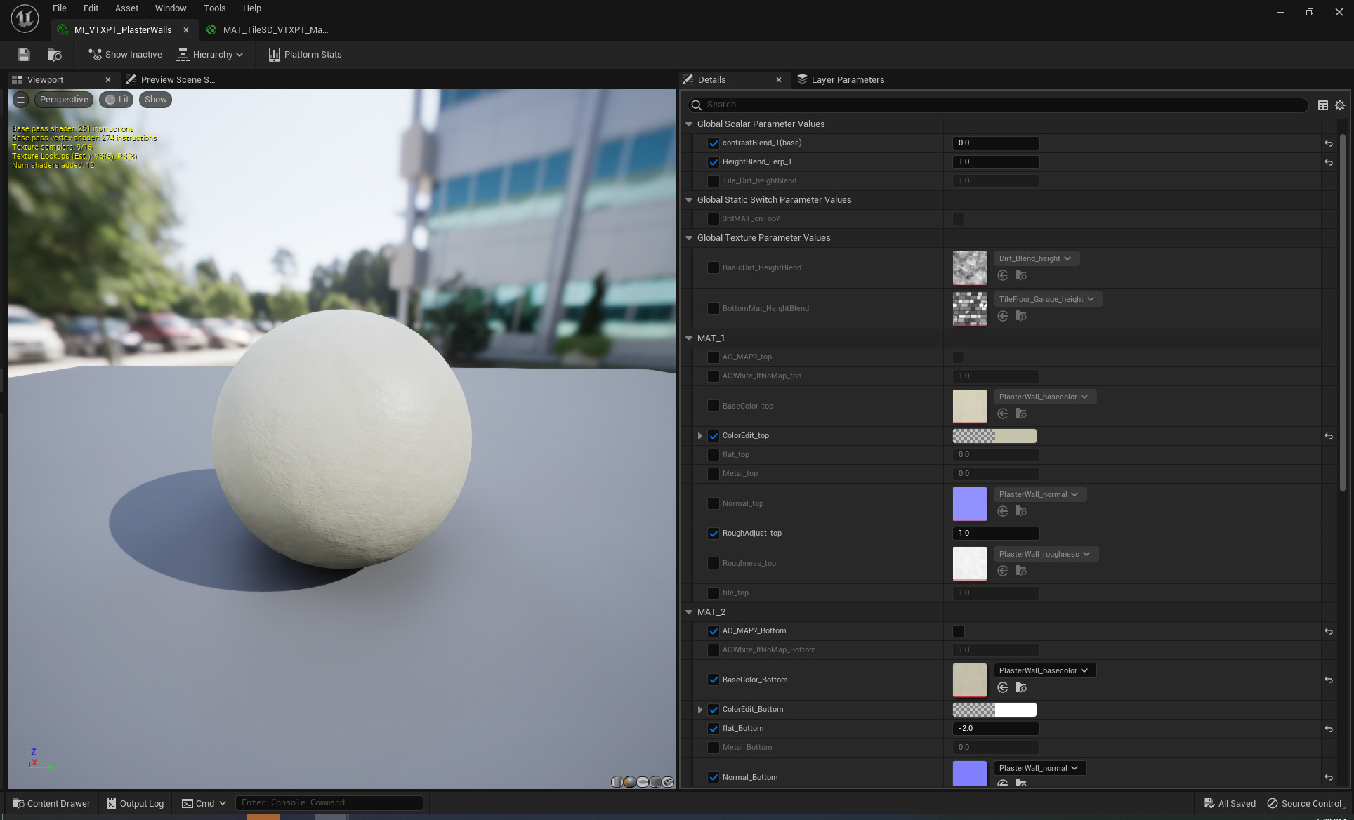Vertex Paint Material Instance