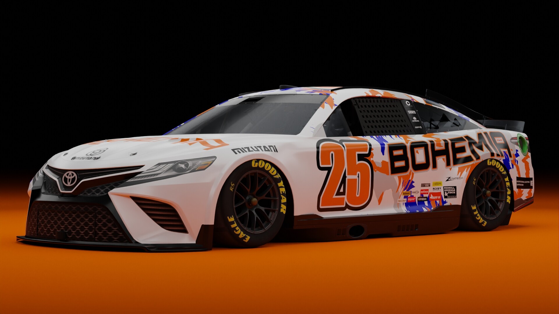 ArtStation NASCAR Toyota Camry Bohemia livery