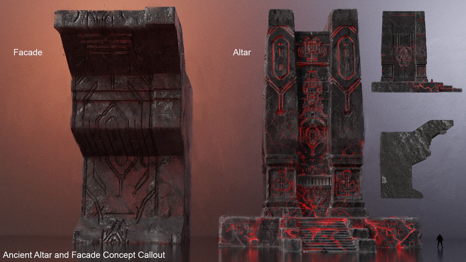 Altar and Facade callouts
