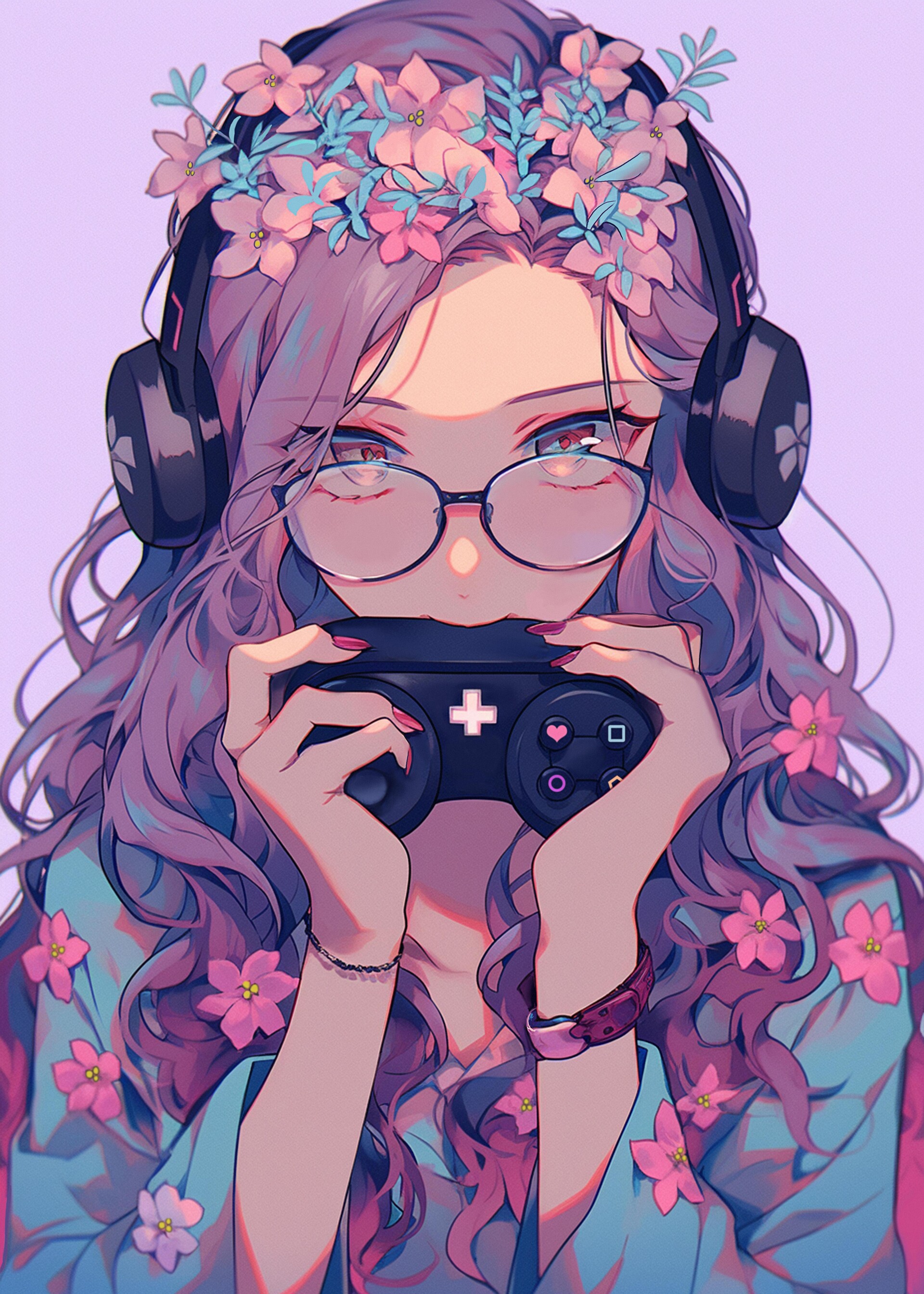 900+ Gamer Girl Anime Pictures
