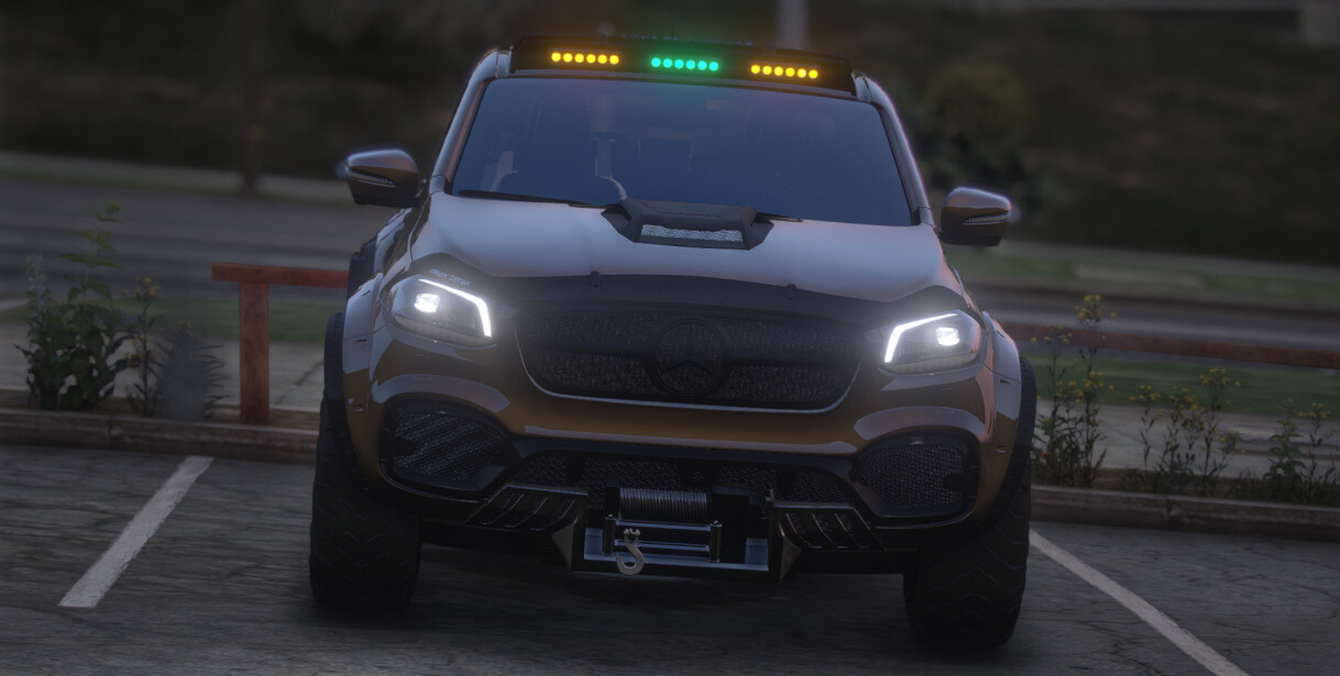 Artstation mercedes benz x class 6x6