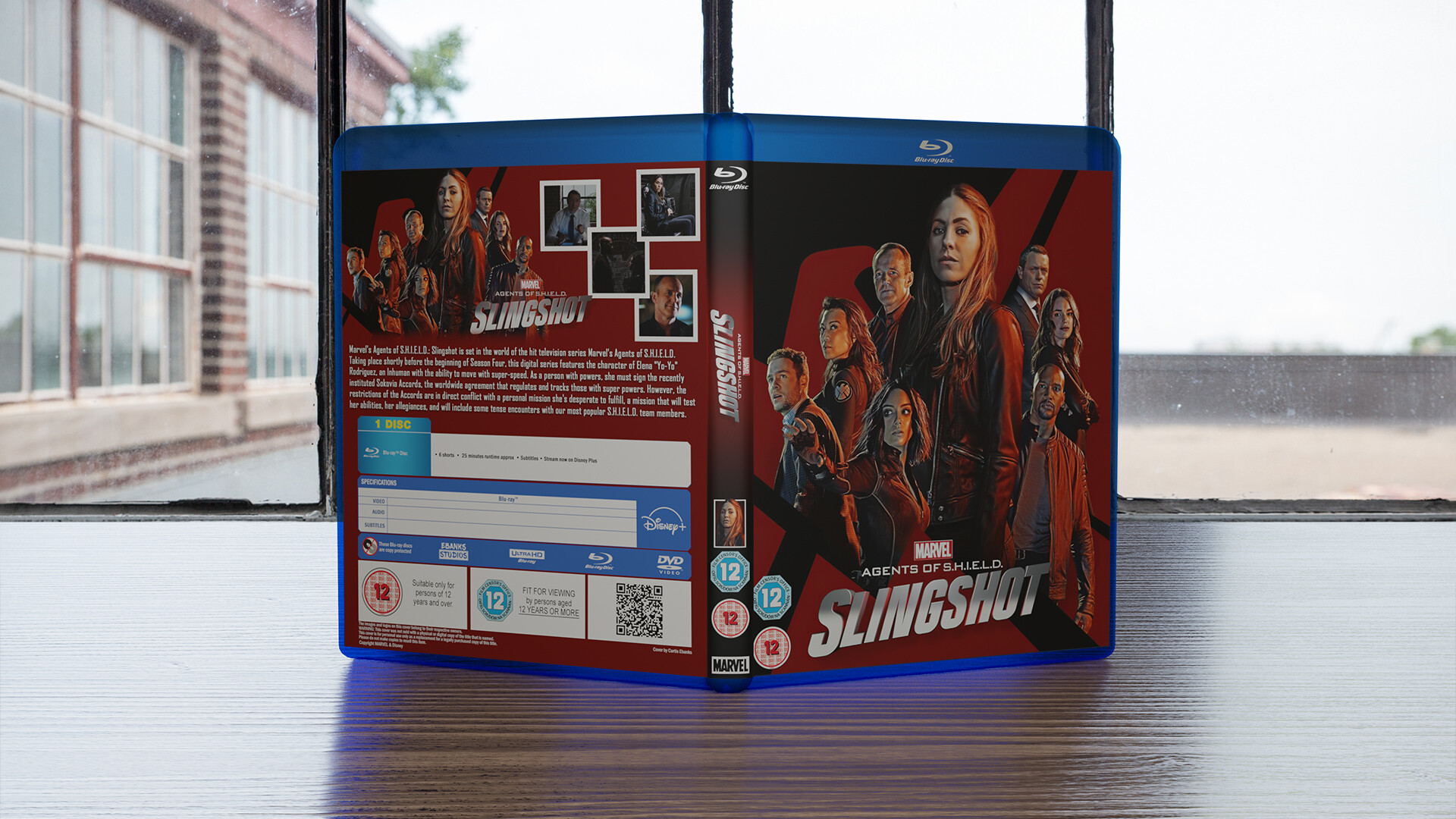 ArtStation Marvel s Agents of S.H.I.E.L.D Slingshot Custom Blu