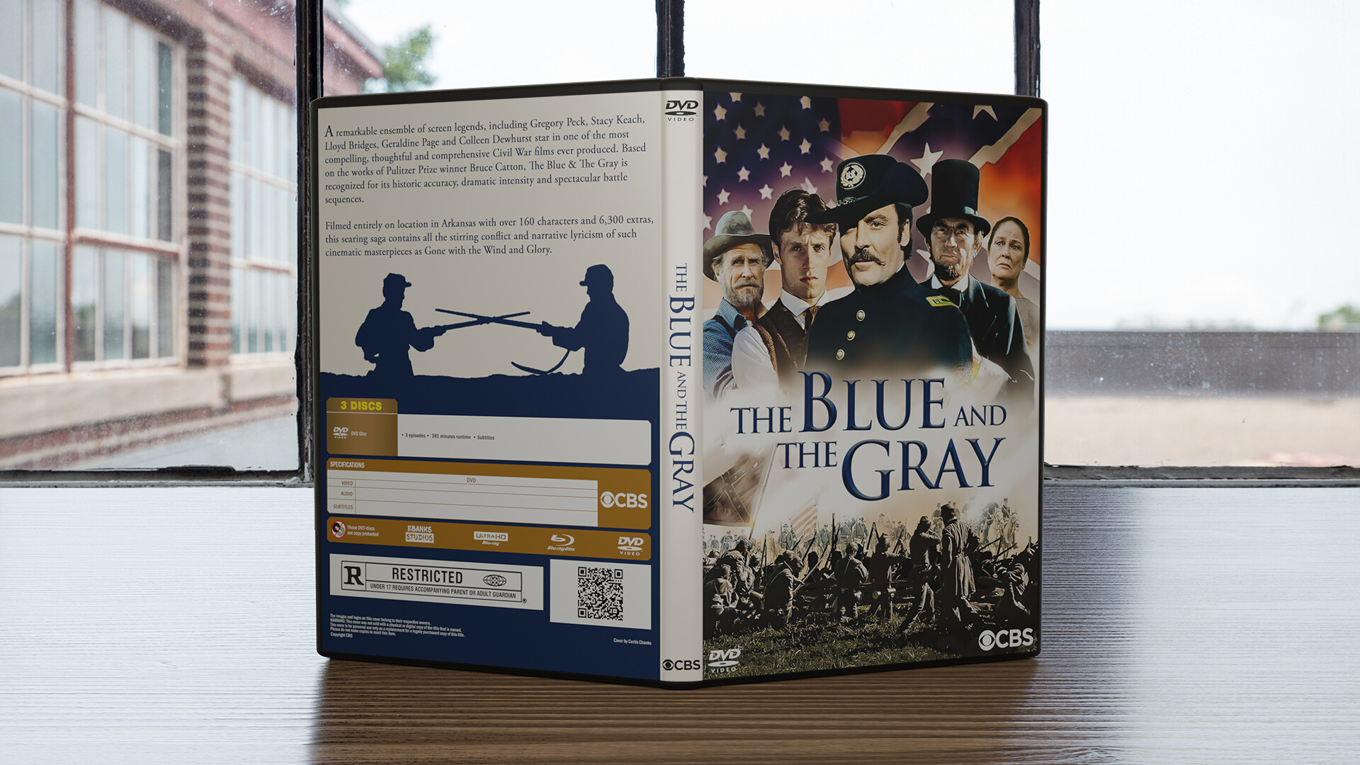 ArtStation The Blue and the Gray (1982) Custom DVD Cover