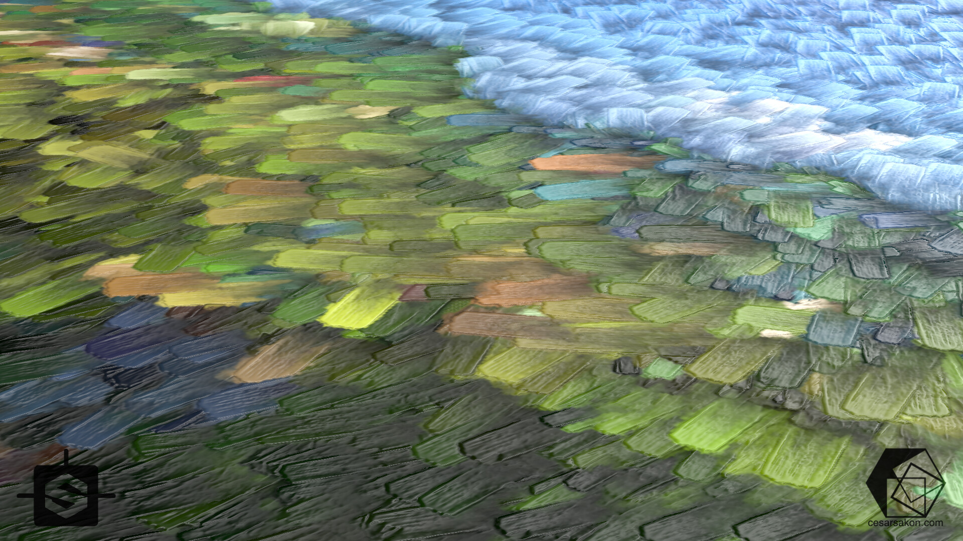 Cesar Sakon Material Artist OIL PAINTING GENERATOR