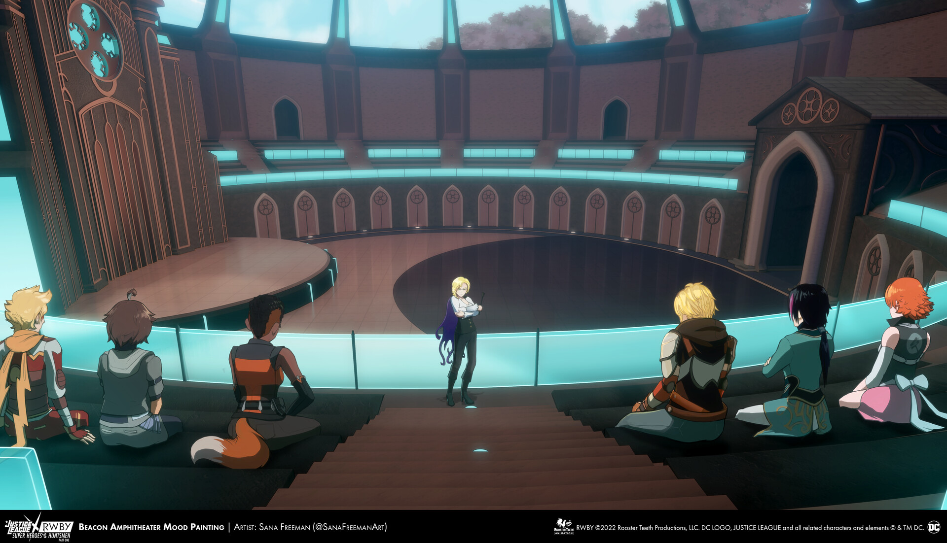 ArtStation Justice League X RWBY: Superheroes and Huntsman, Part