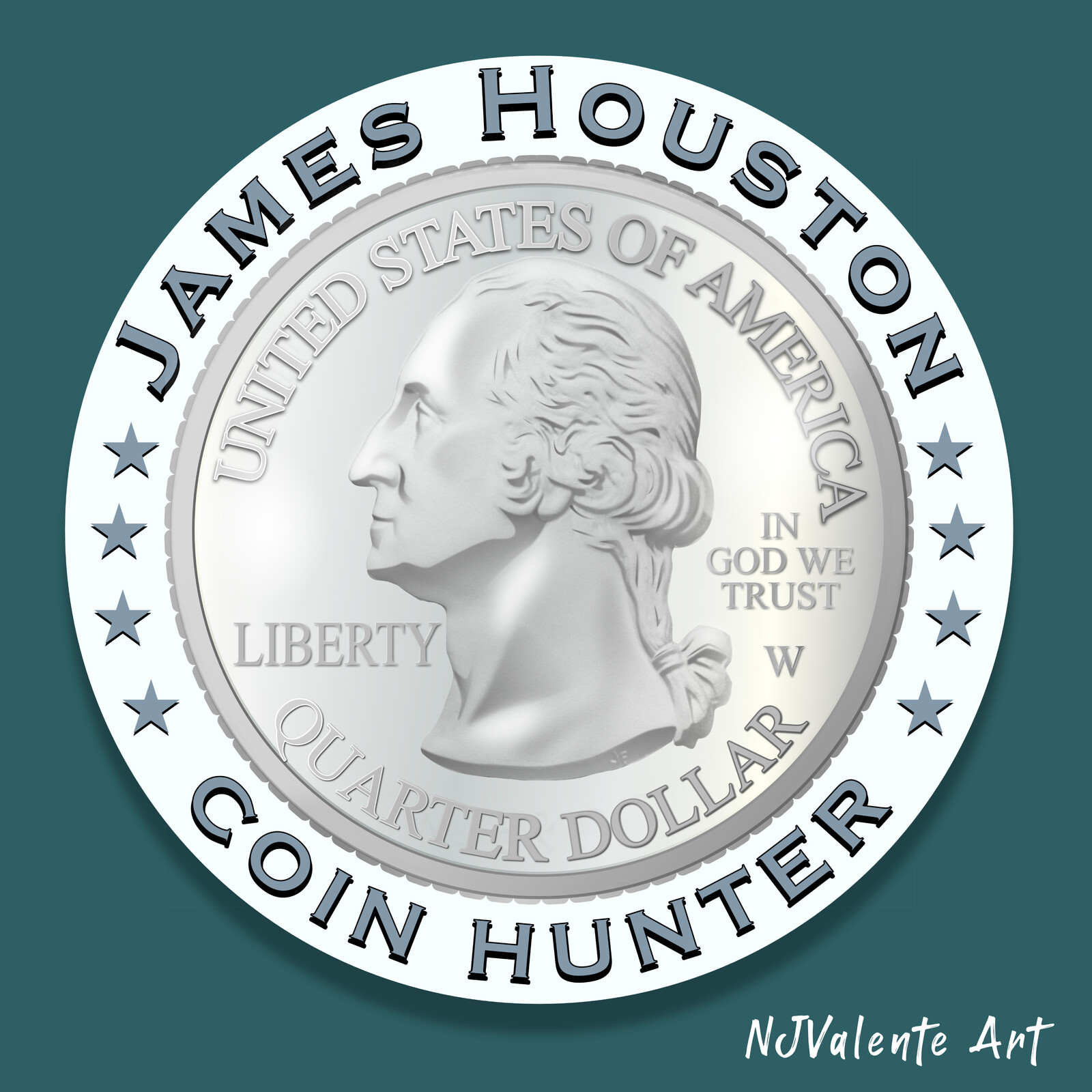 Logo sticker Coin Hunter