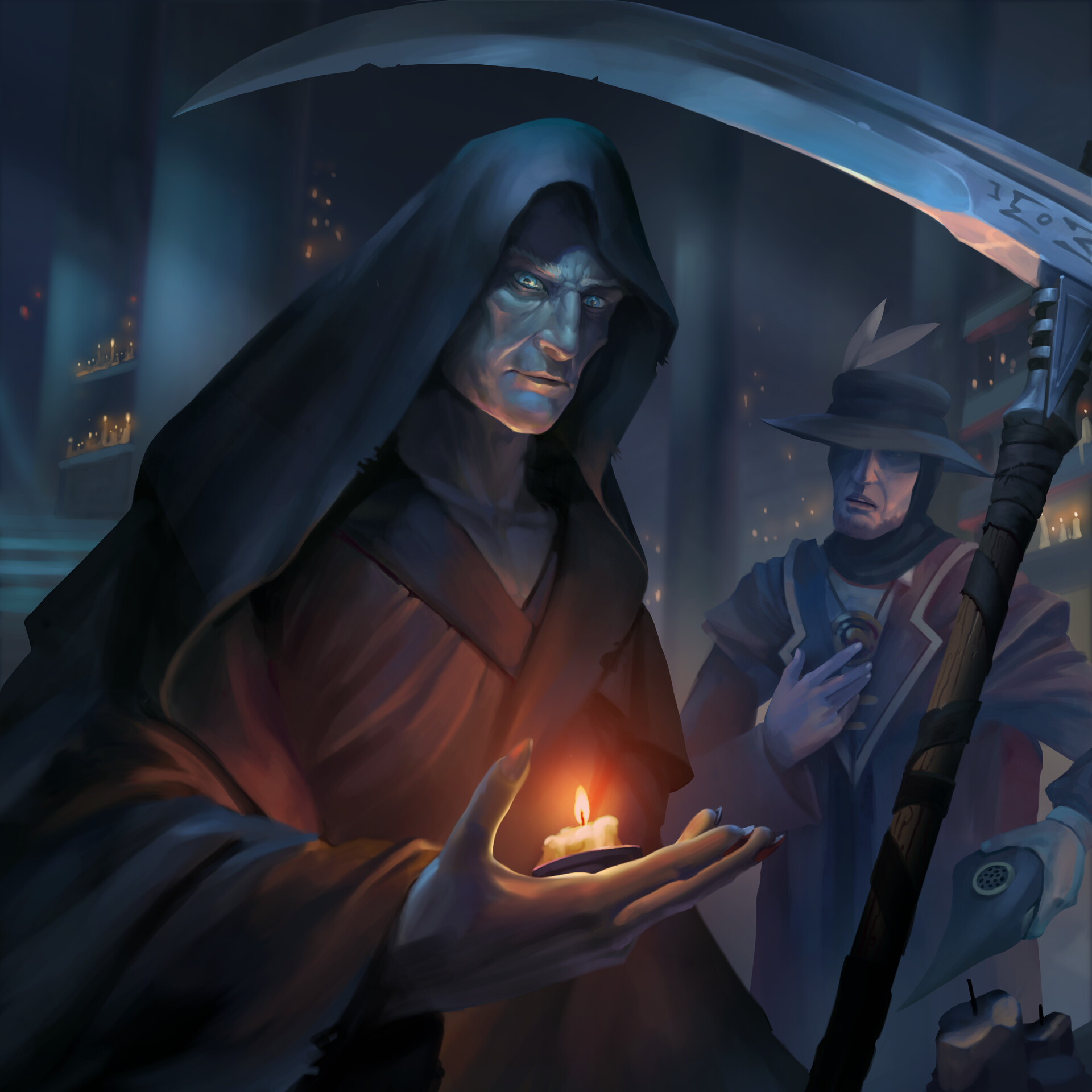 ArtStation - Godfather Death, the fairy tale by the Brothers Grimm