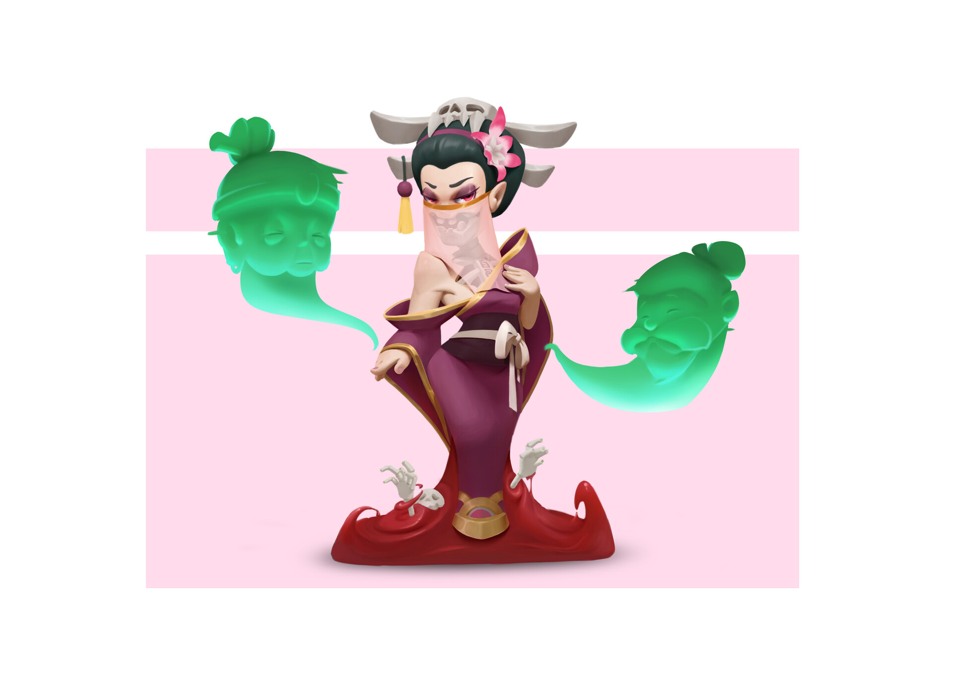 ArtStation 白骨夫人