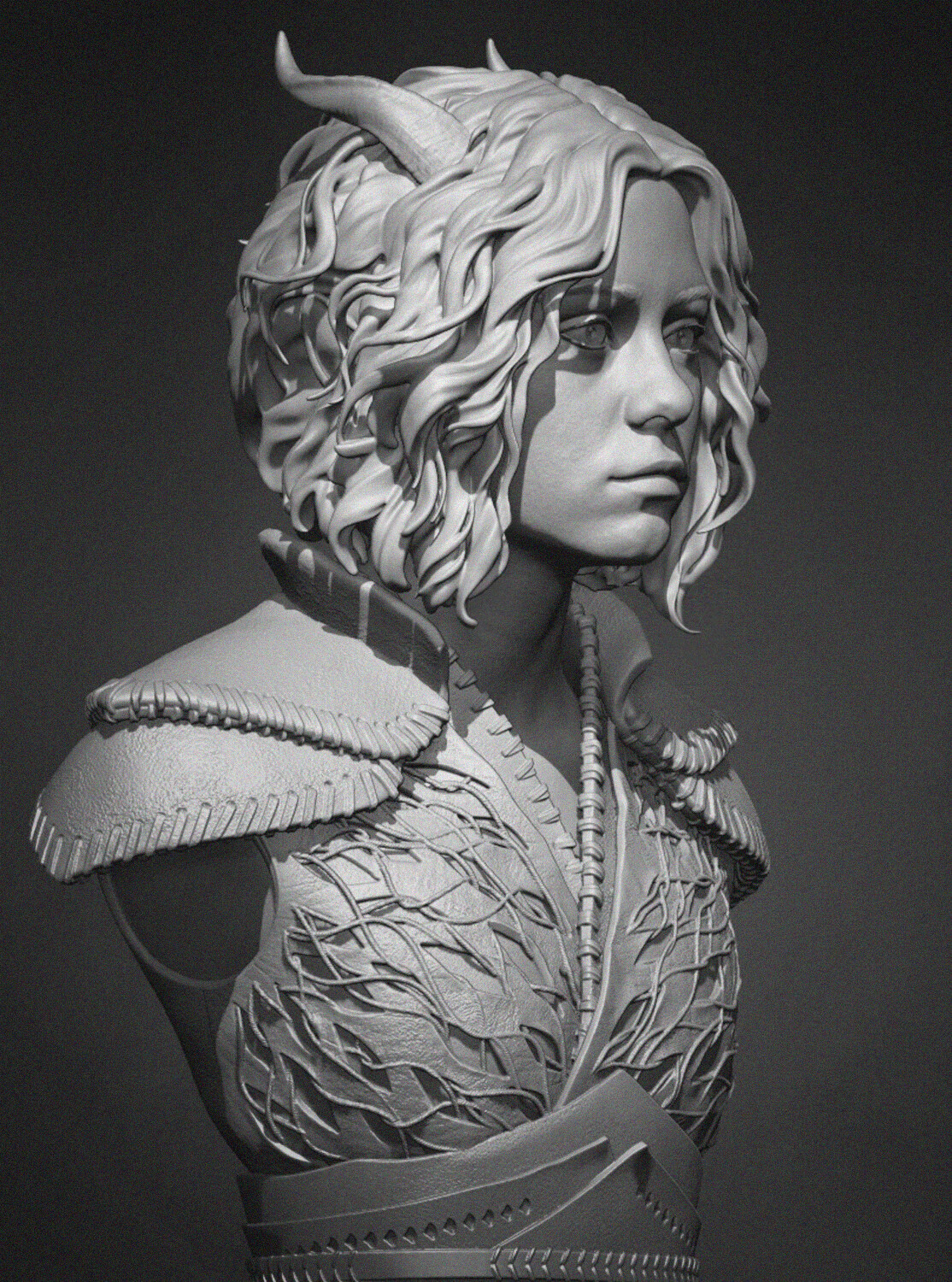 Dungeons &amp; Dragons 2021/ Tiefling Doric Bust